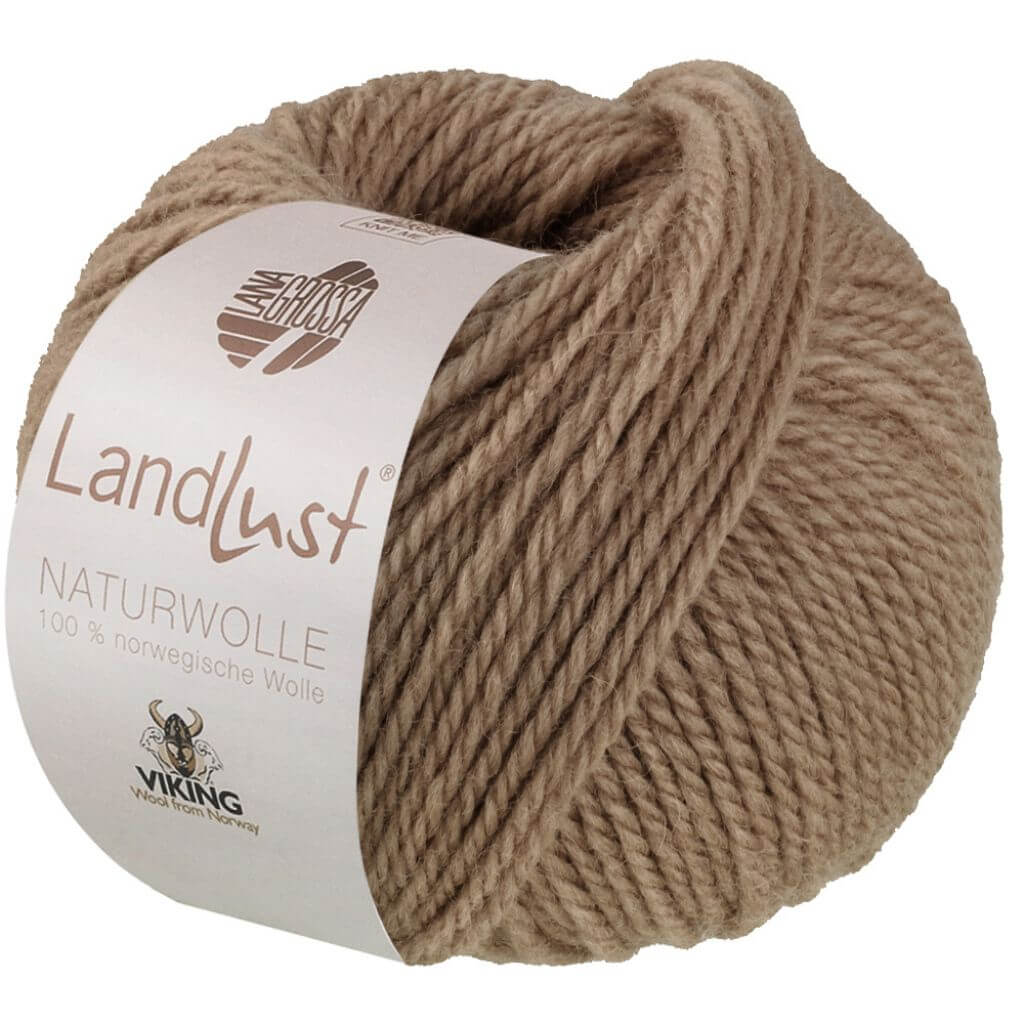 Lana Grossa 15 - Taupe Lana Grossa Landlust Naturwolle Lieblingsgarn