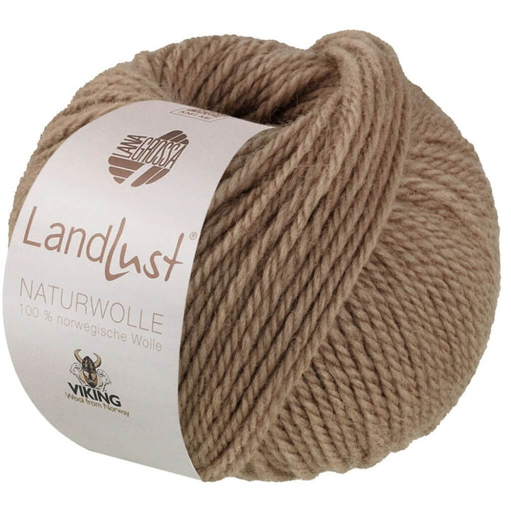 Lana Grossa 15 - Taupe Lana Grossa Landlust Naturwolle Lieblingsgarn