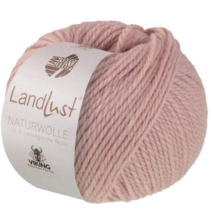 Lana Grossa 19 - Graurosa Lana Grossa Landlust Naturwolle Lieblingsgarn