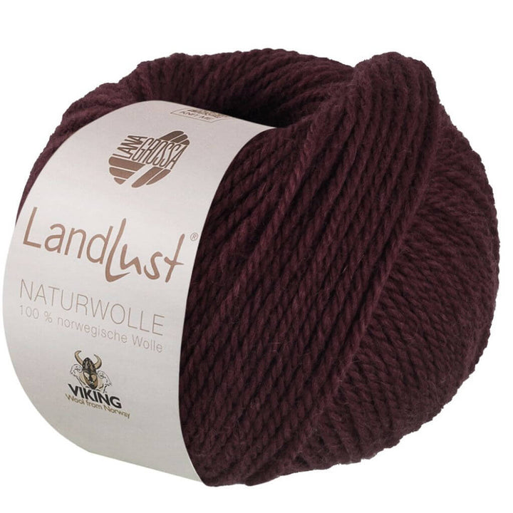 Lana Grossa 20 - Burgund Lana Grossa Landlust Naturwolle Lieblingsgarn