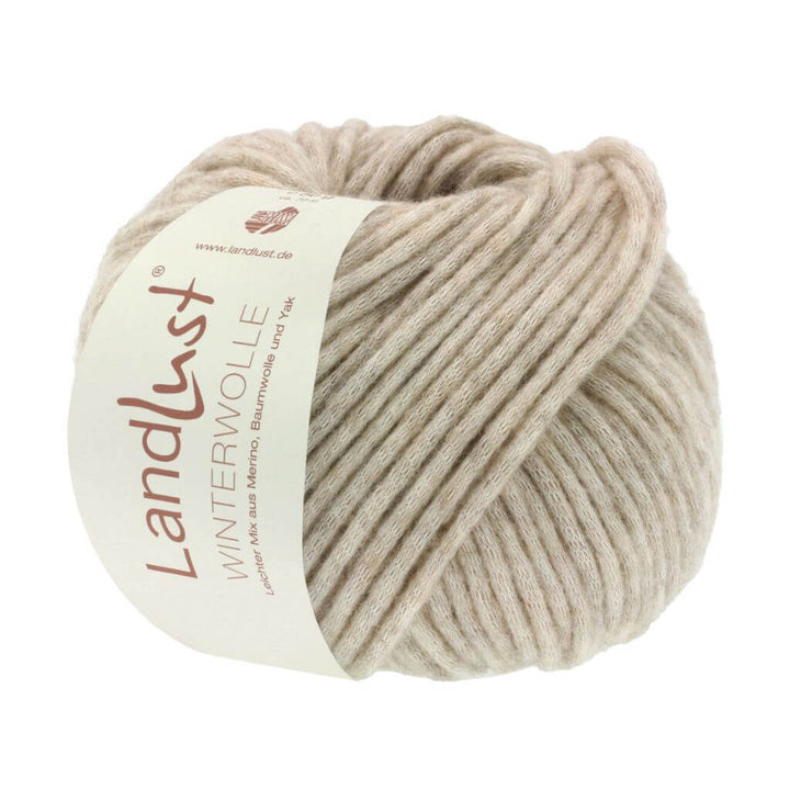 Lana Grossa 24 - Taupe Meliert Lana Grossa Landlust Winterwolle 50 g Lieblingsgarn
