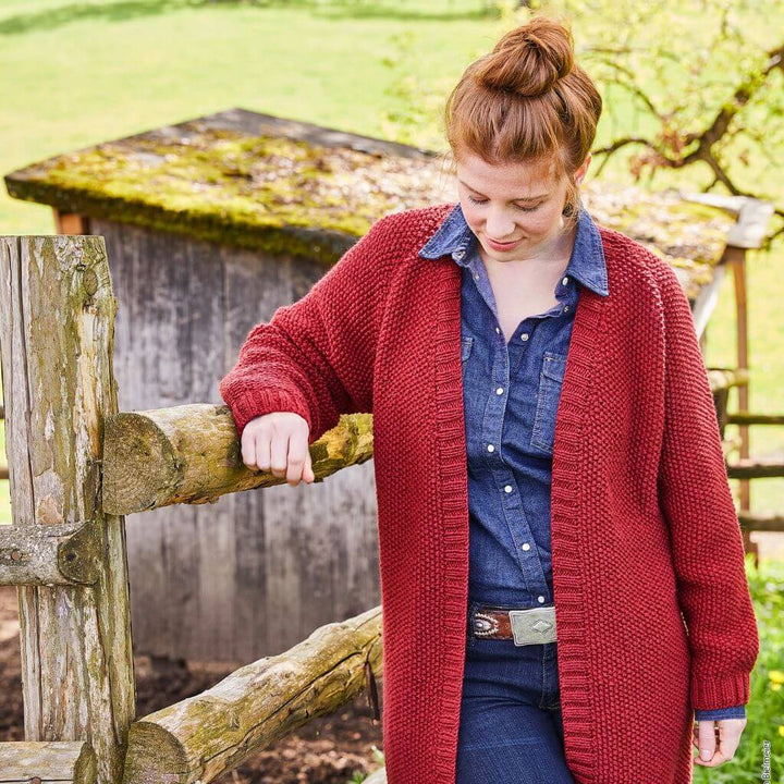 Lana Grossa Lange Strickjacke Strickanleitung - Lana Grossa (Heft) Lieblingsgarn
