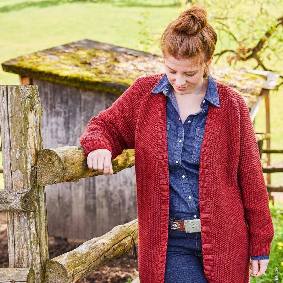 Lana Grossa Lange Strickjacke Strickanleitung - Lana Grossa (Heft) Lieblingsgarn