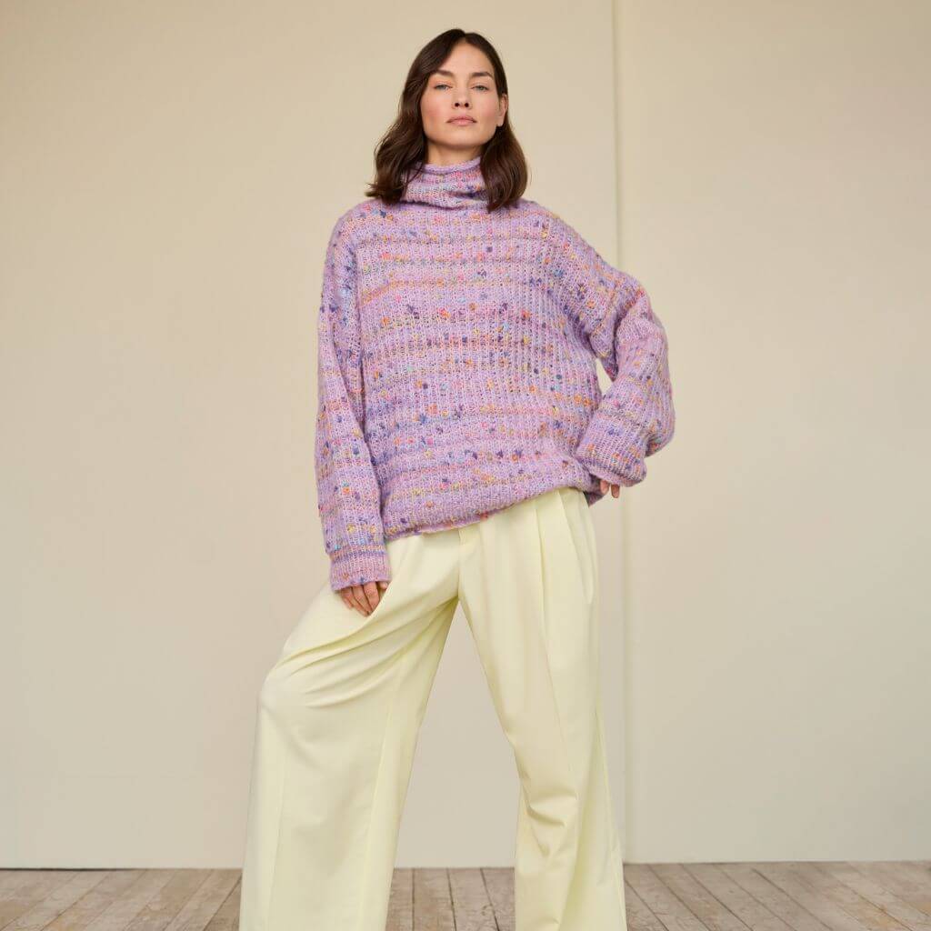 Lana Grossa Rollkragen-Pullover Strickanleitung - Lana Grossa (Heft) Lieblingsgarn