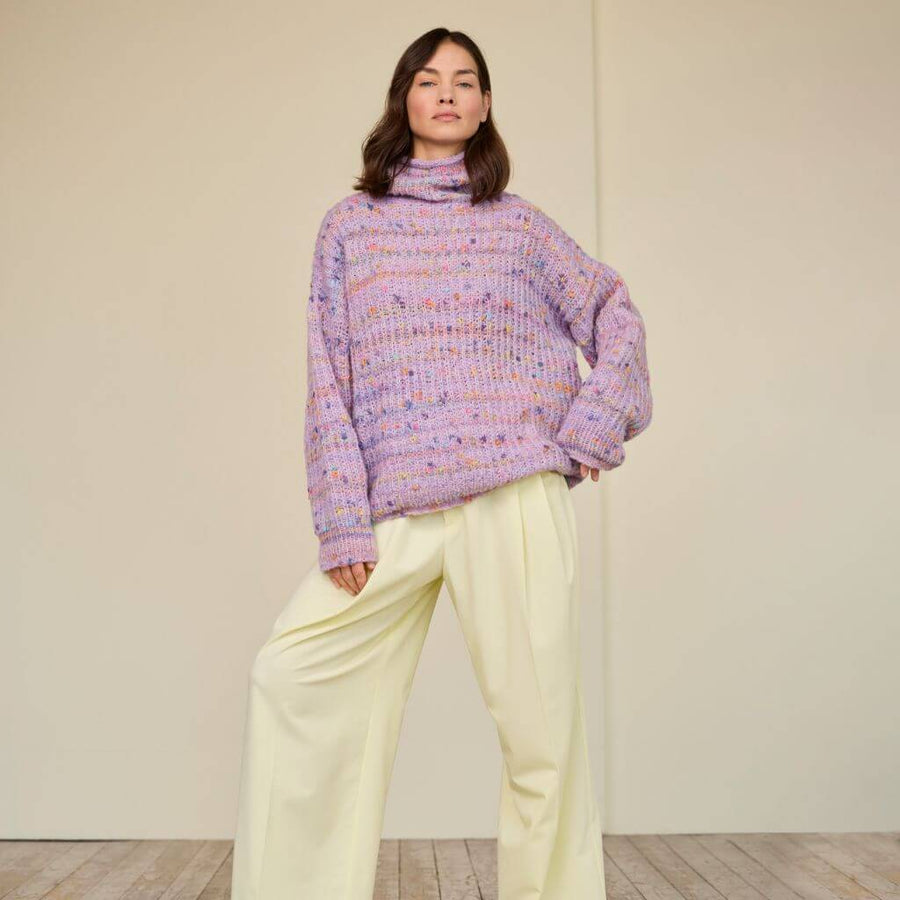 Lana Grossa Rollkragen-Pullover Strickanleitung - Lana Grossa (Heft) Lieblingsgarn