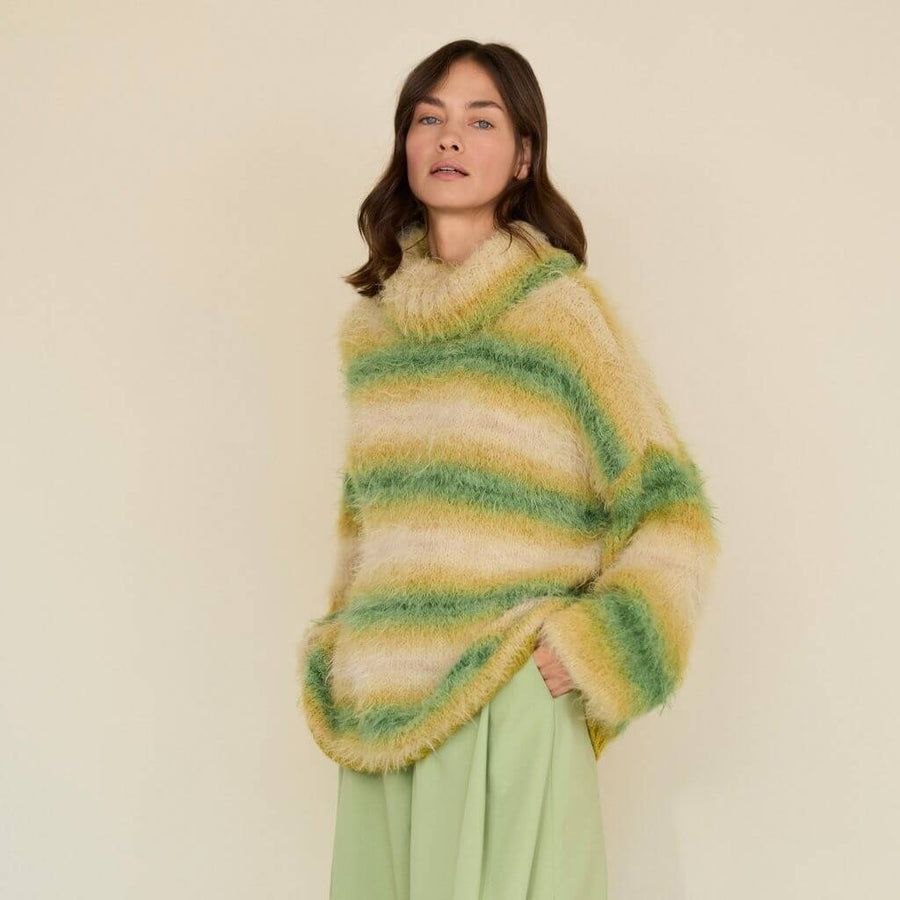 Lana Grossa Streifenpullover Strickanleitung - Lana Grossa (Heft) Lieblingsgarn