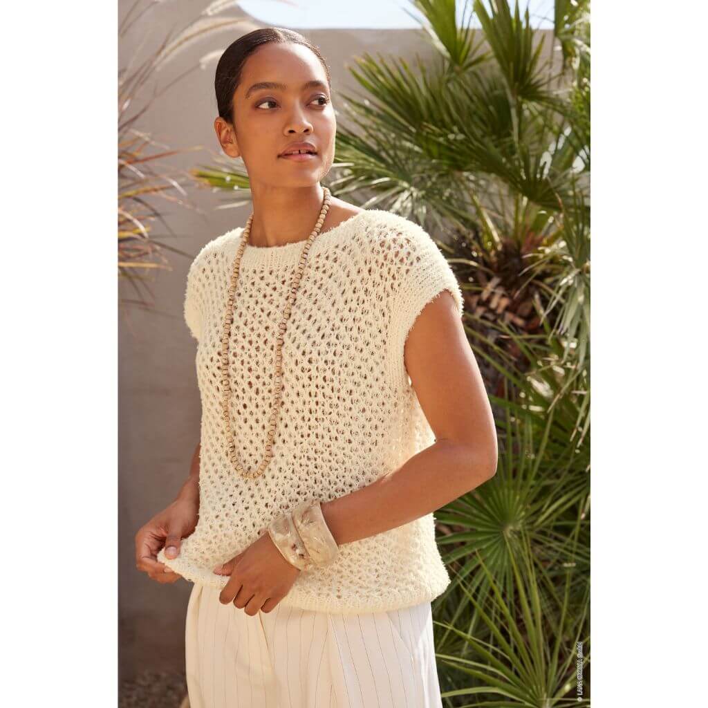 Lana Grossa Pattern Shirt Gitter-Lochmuster Strickanleitung - Lana Grossa (Heft) Lieblingsgarn