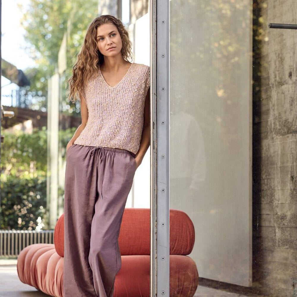 Lana Grossa Pattern Slipover Popcorn Strickanleitung - Lana Grossa (Heft) Lieblingsgarn