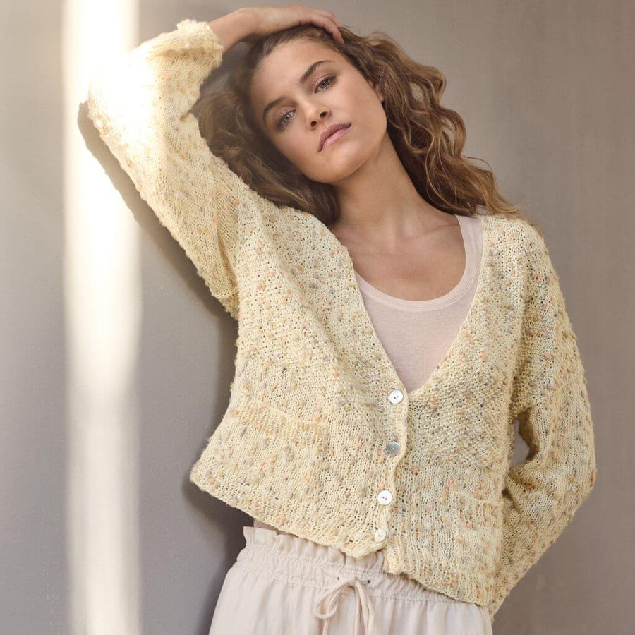 Lana Grossa Pattern Jacke aus reiner Baumwolle Strickanleitung - Lana Grossa (Heft) Lieblingsgarn