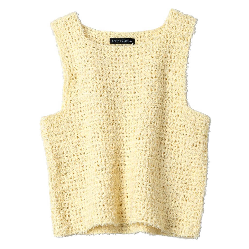 Lana Grossa Pattern Ärmelloses Sommertop Häkelanleitung - Lana Grossa (Heft) Lieblingsgarn