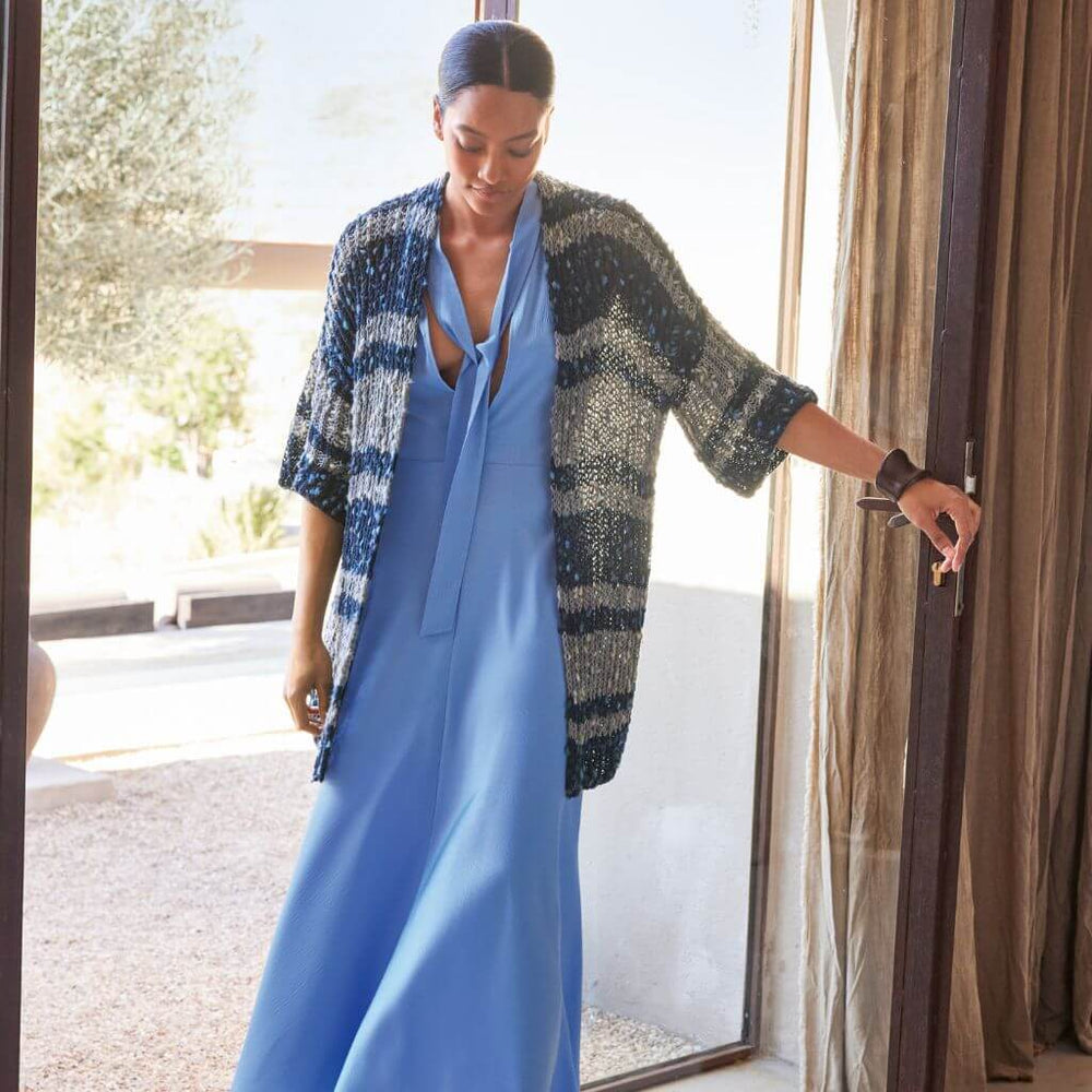 Lana Grossa Pattern Weste Vollpatent Strickanleitung - Lana Grossa (Heft) Lieblingsgarn