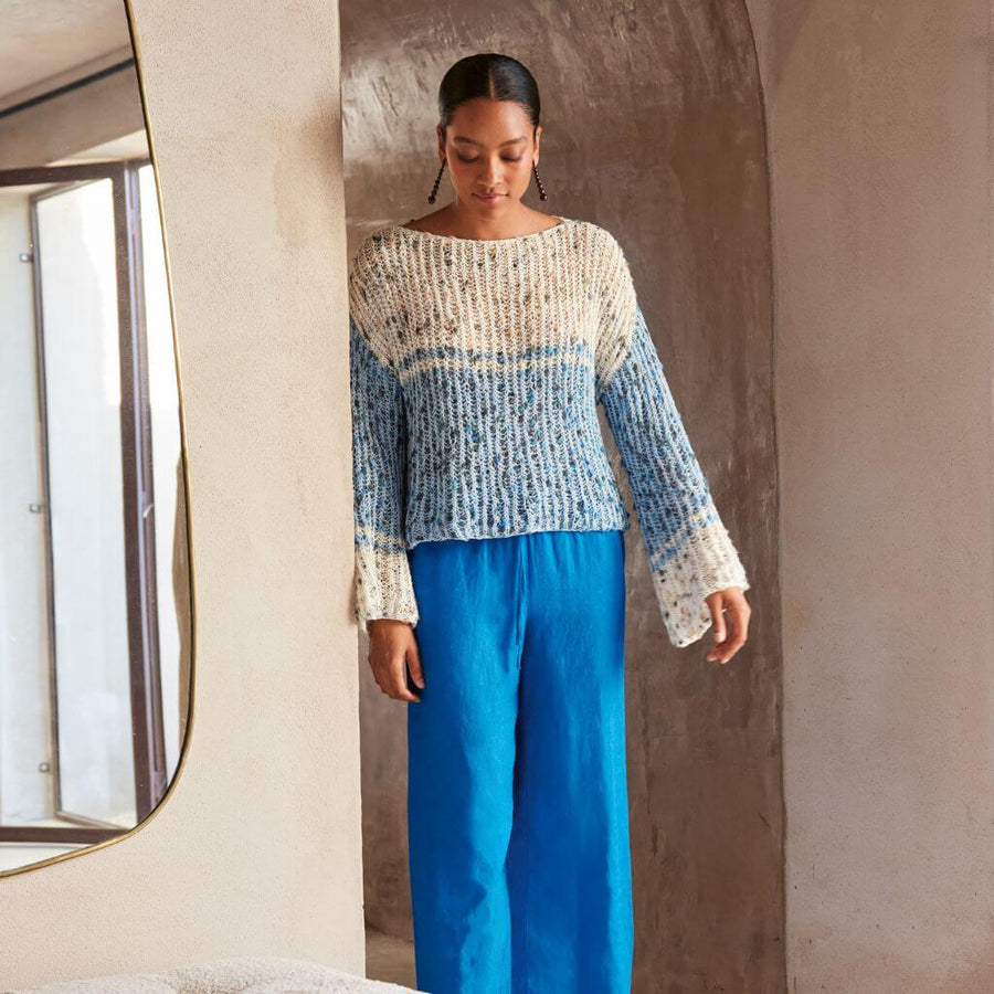 Lana Grossa Pattern Pullover Patentmuster Strickanleitung - Lana Grossa (Heft) Lieblingsgarn