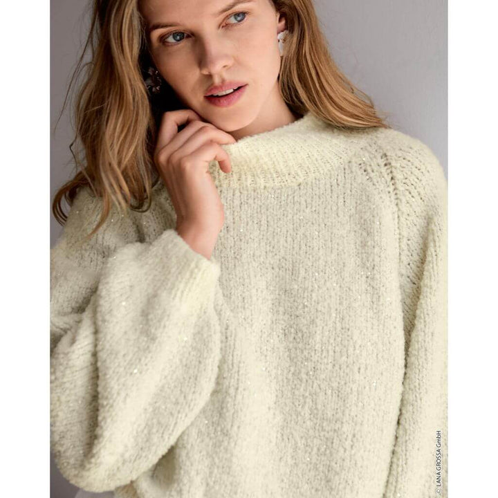 Raglanpullover mit Bündchen Strickanleitung - Lana Grossa (Heft)