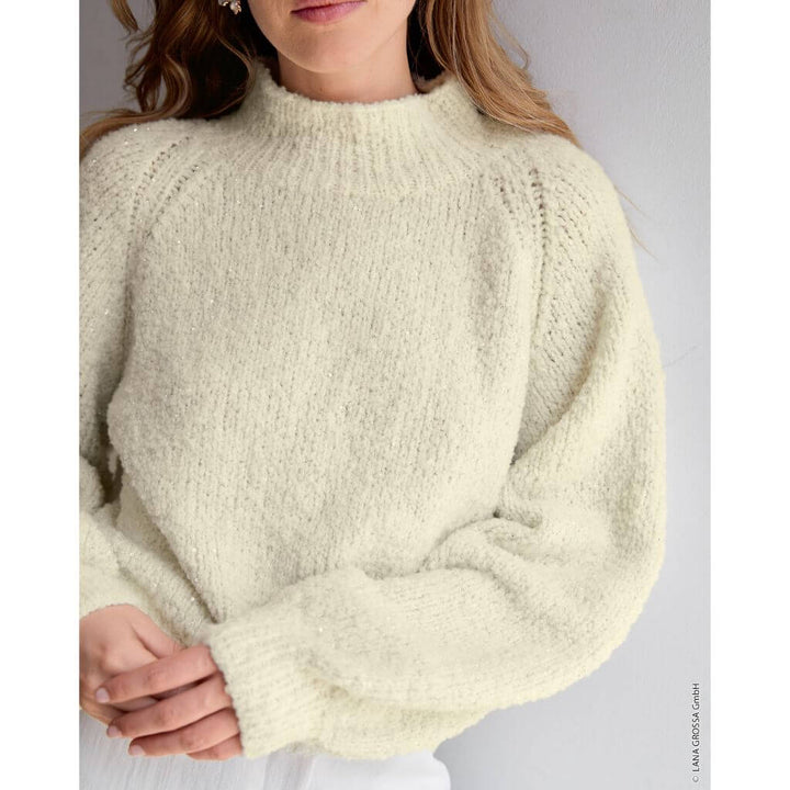 Raglanpullover mit Bündchen Strickanleitung - Lana Grossa (Heft)