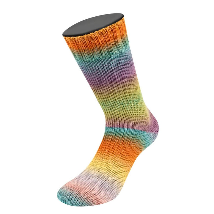 Lana Grossa 7617 - Oliv/Minttürkis/Graublau/Lavendel/Taupe/ Pistazie/Jade/Türkis/Terrakotta/Gelb Lana Grossa Meilenweit 100 Color Mix Sparks Lieblingsgarn