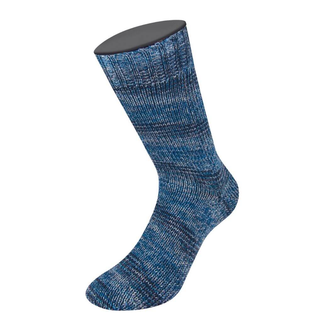 Lana Grossa 4612 - Graublau/Jeans/Dunkelgrau/Anthrazit Lana Grossa Meilenweit 100 Denim Mix Lieblingsgarn