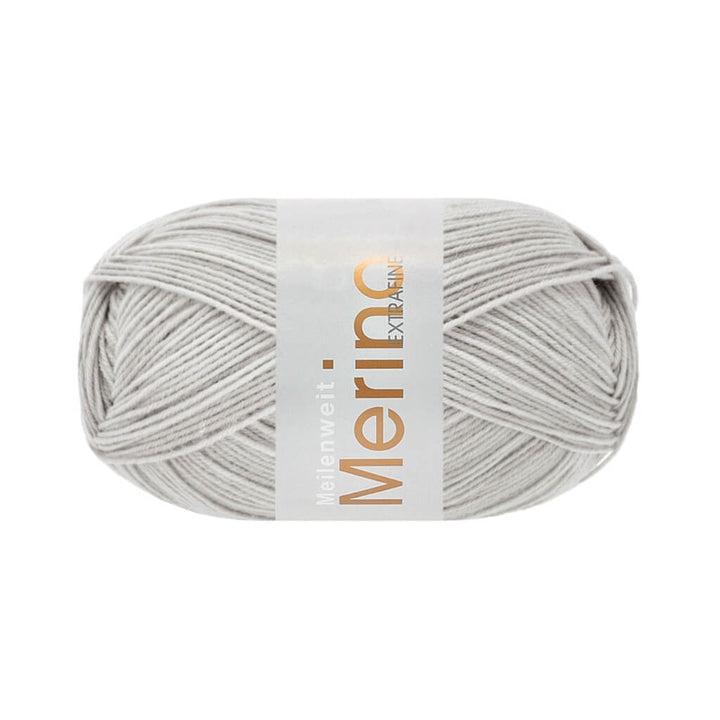 Lana Grossa 2464 - Hellgrau Lana Grossa Meilenweit 100 Merino extrafine Lieblingsgarn