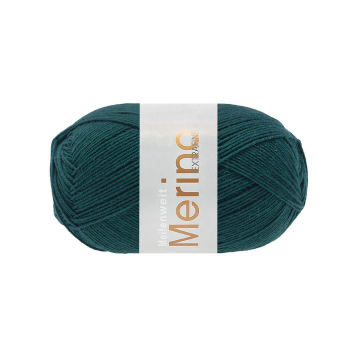 Lana Grossa 2467 - Tiefseegrün Lana Grossa Meilenweit 100 Merino extrafine Lieblingsgarn