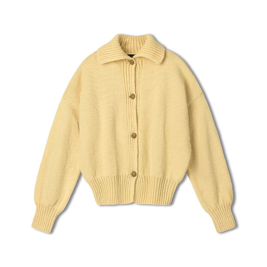 Grobstrick Cardigan mit Kragen Strickanleitung - Lana Grossa (Heft)