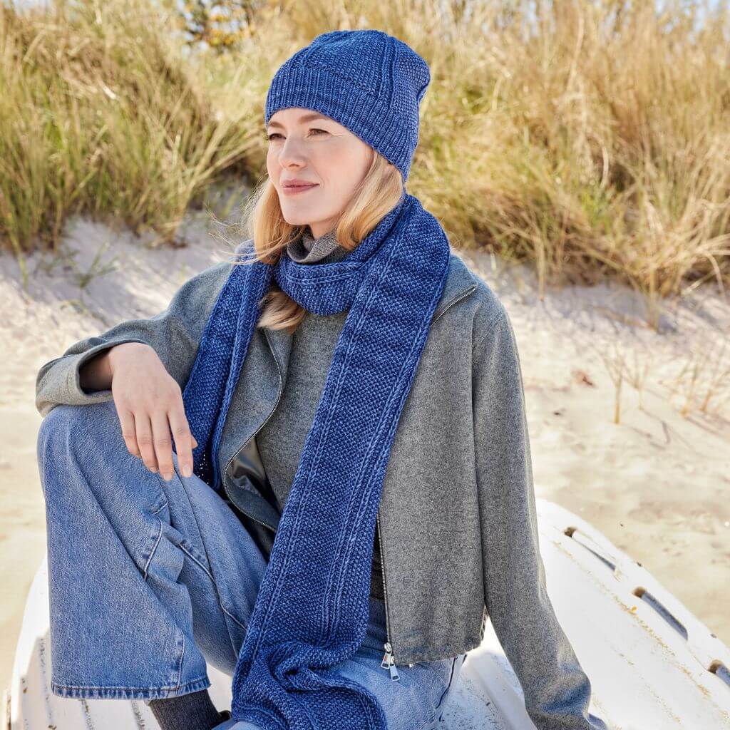 Lana Grossa Mütze mit Perlmuster Strickanleitung - Lana Grossa (Heft) Lieblingsgarn