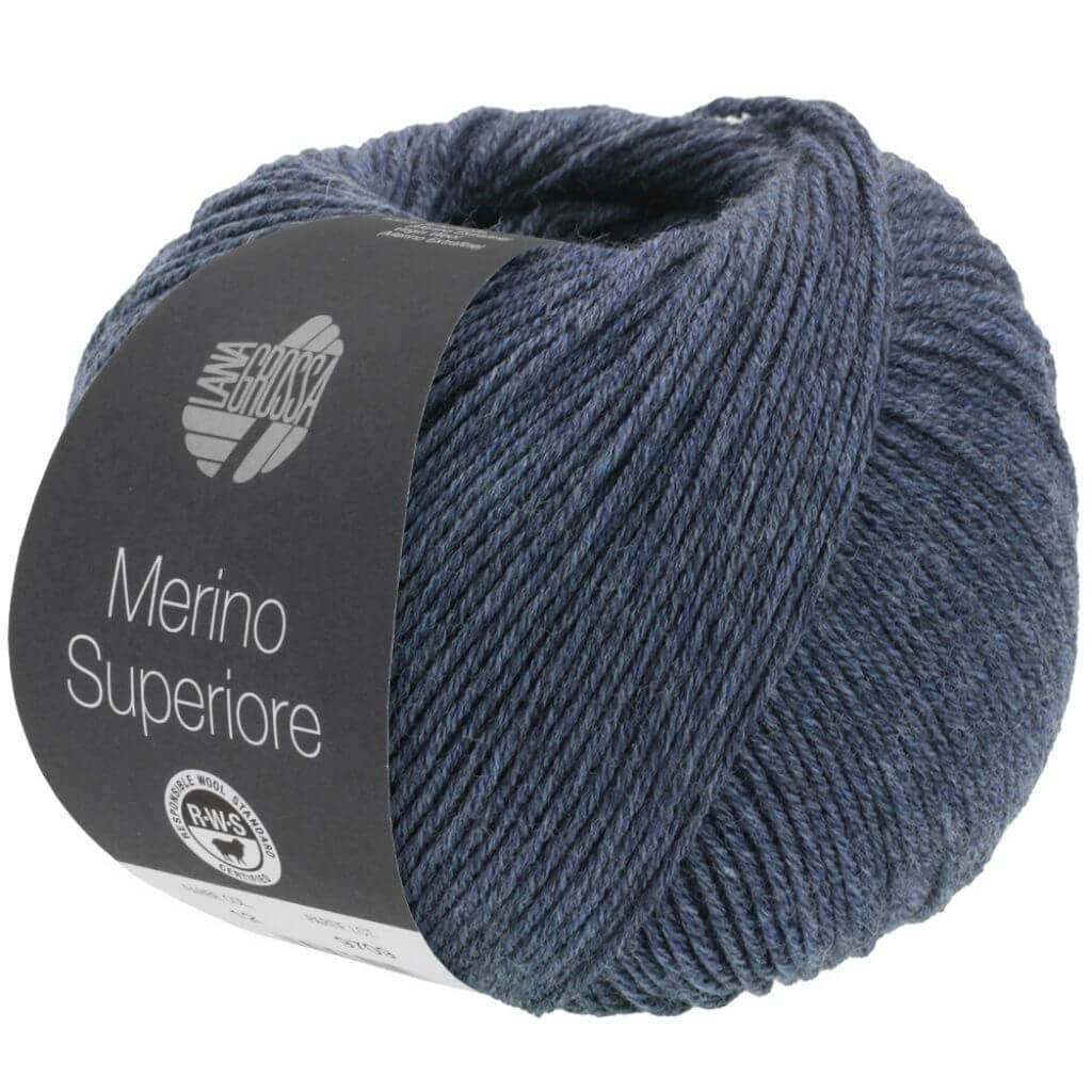 Lana Grossa 22 - Jeansblau Lana Grossa Merino Superiore Lieblingsgarn