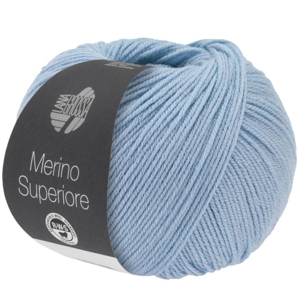 Lana Grossa 48 - Hellblau Lana Grossa Merino Superiore Lieblingsgarn