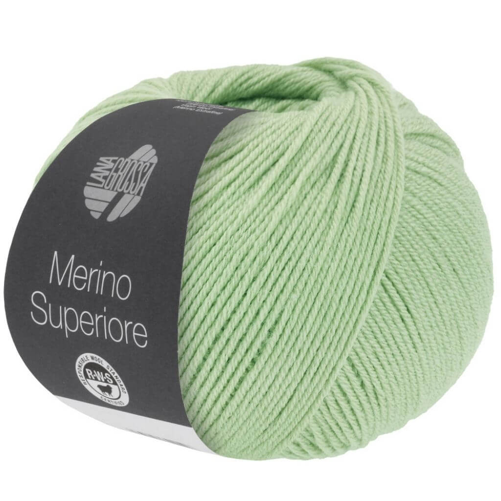 Lana Grossa 49 - Weißgrün Lana Grossa Merino Superiore Lieblingsgarn