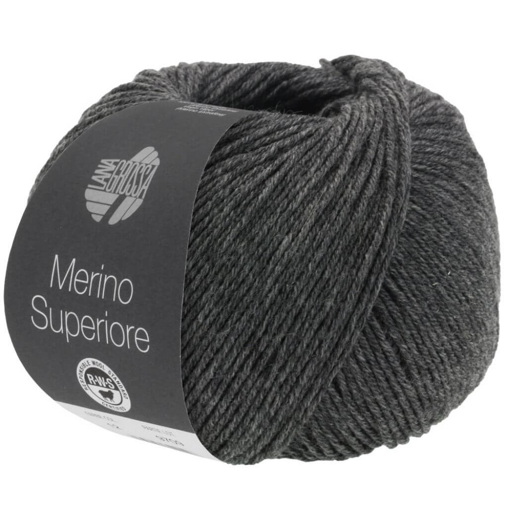 Lana Grossa 6 - Dunkelgrau Lana Grossa Merino Superiore Lieblingsgarn