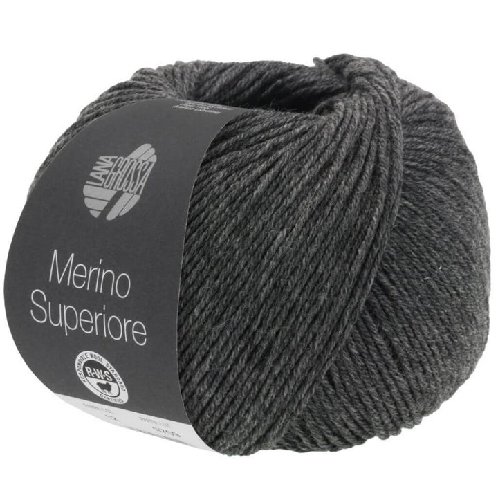 Lana Grossa 6 - Dunkelgrau Lana Grossa Merino Superiore Lieblingsgarn