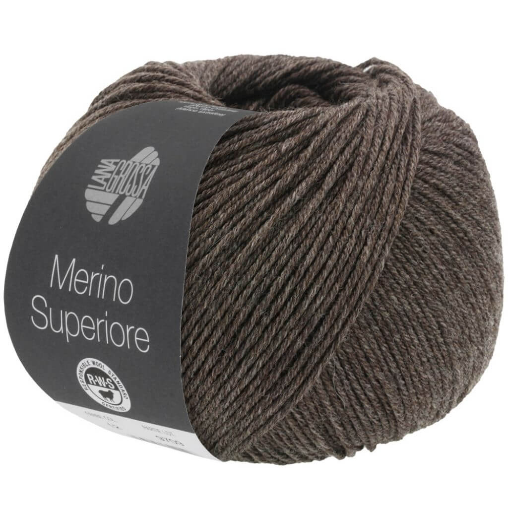 Lana Grossa 9 - Dunkelbraun Lana Grossa Merino Superiore Lieblingsgarn