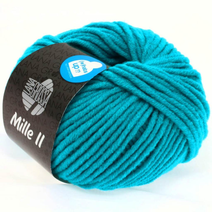 Lana Grossa 062 - Türkis Lana Grossa Mille II 50g Lieblingsgarn