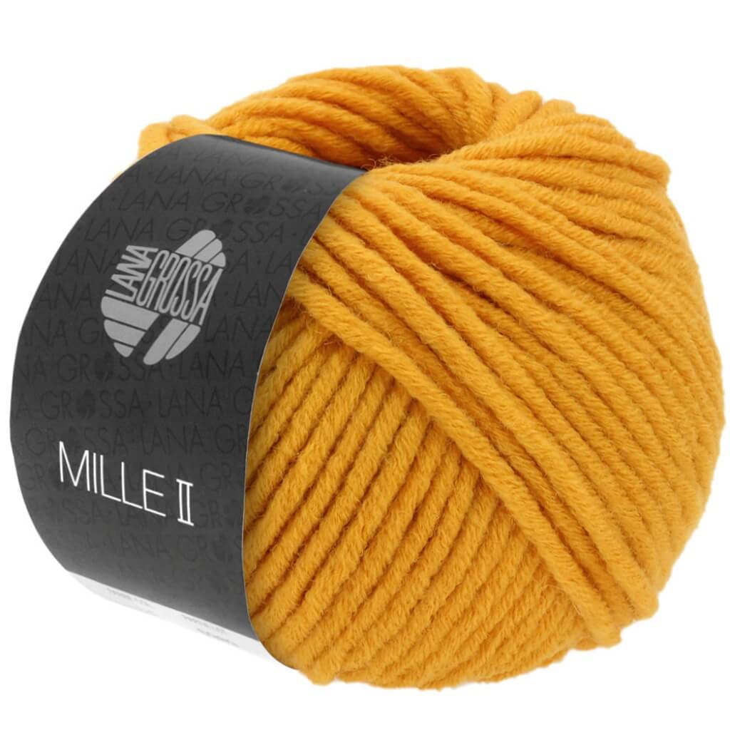 Lana Grossa 130 - Safrangelb Lana Grossa Mille II 50g Lieblingsgarn