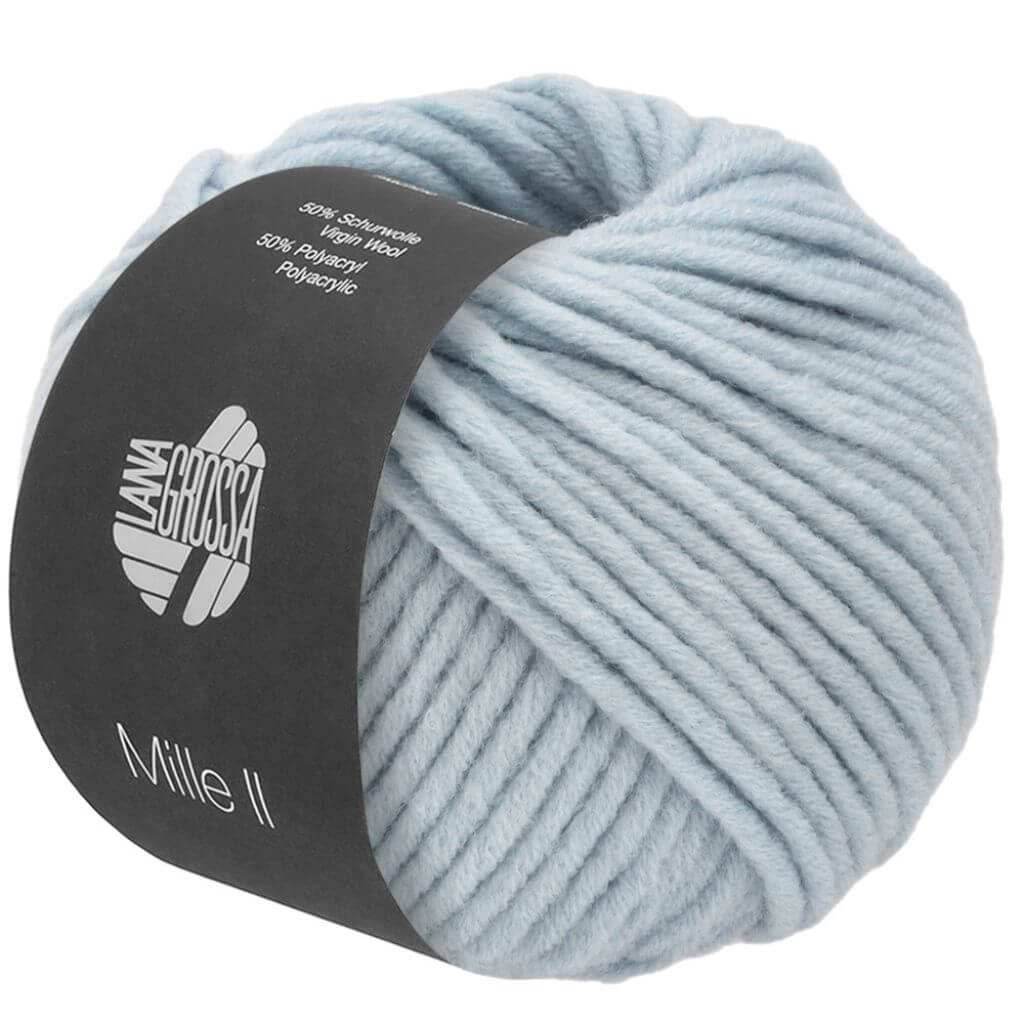 Lana Grossa 172 - Pastellblau Lana Grossa Mille II 50g Lieblingsgarn
