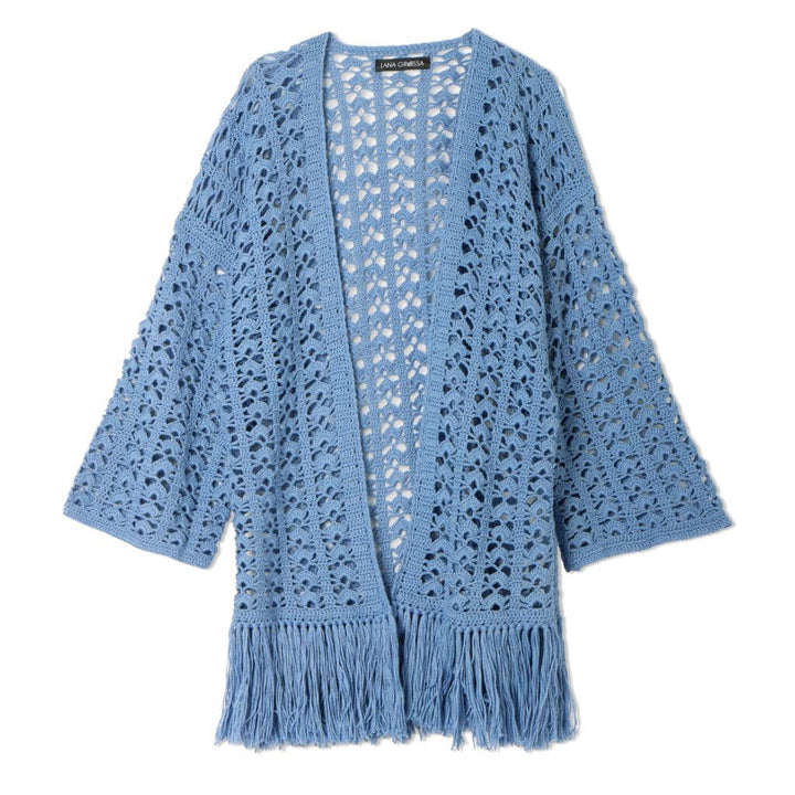 Lana Grossa Pattern Cardigan mit Fächermuster Häkelanleitung - Lana Grossa (Heft) Lieblingsgarn