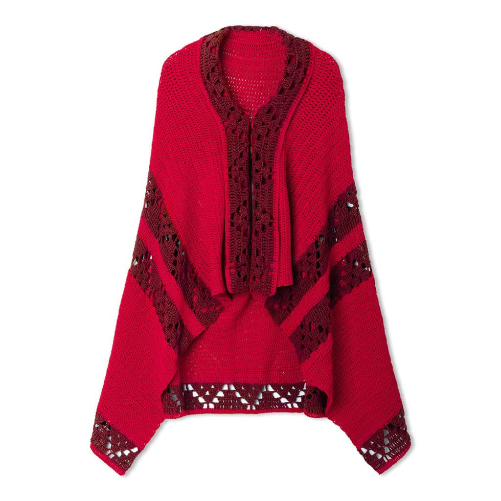 Lana Grossa Pattern Tunika Lochmuster Häkelanleiutng - Lana Grossa (Heft) Lieblingsgarn