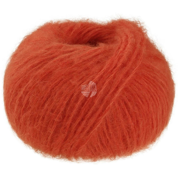 Lana Grossa 6 - Orangerot Lana Grossa Mohair Di Gio Lieblingsgarn