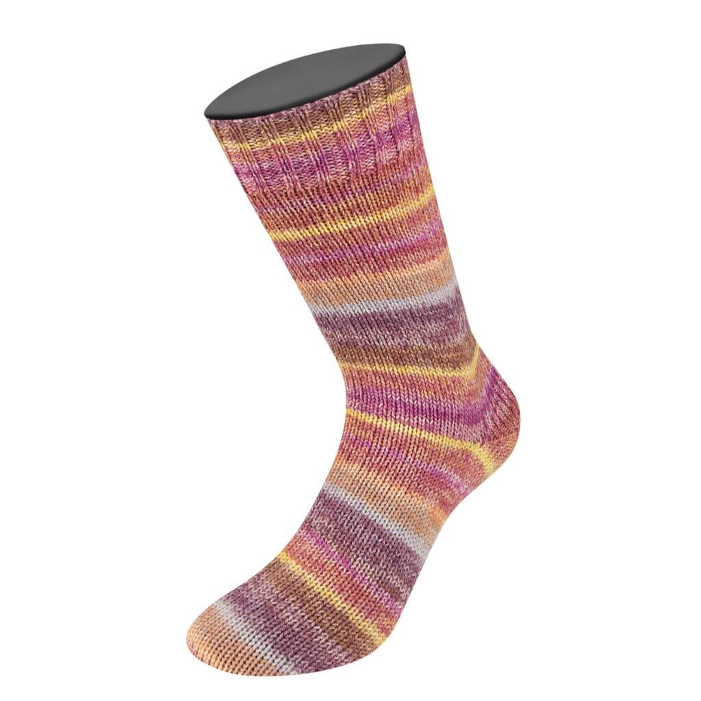 Lana Grossa 9717 - Rost/Gelb/Orange/Lachs/Rosa/Pink/Hell-/ Sandbeige/Fuchsia Lana Grossa Meilenweit 150 6-fädig Sondereditionen Lieblingsgarn