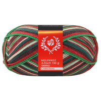 630 - Rot/Hellgrün/Weiß/Dunkelrot/-grün