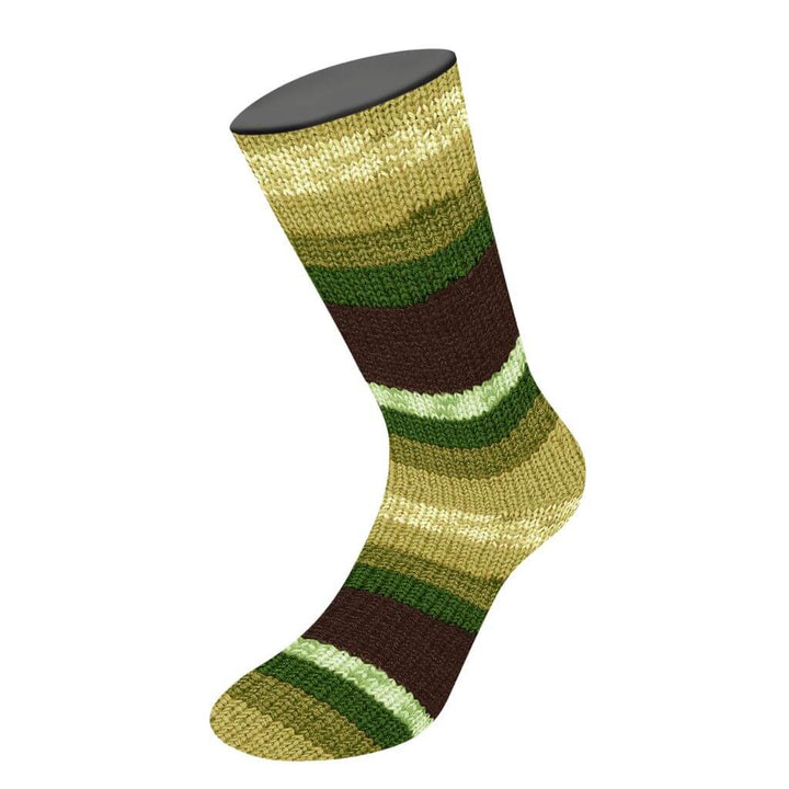 Lana Grossa 3015 - Lind-/Oliv-/Dunkelgrün/Weiß/Zartgrün/Mokka/Creme Lana Grossa Meilenweit 100 Aktion Lieblingsgarn