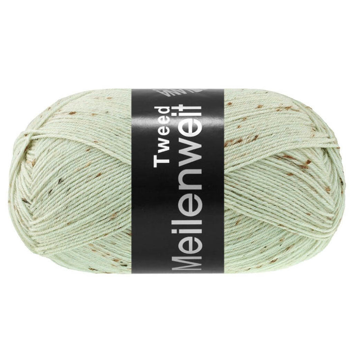 Lana Grossa 182 - Weißgrün Lana Grossa Meilenweit 100 Tweed Lieblingsgarn
