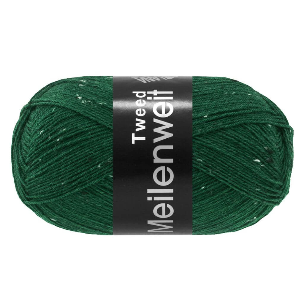 Lana Grossa 183 - Flaschengrün Lana Grossa Meilenweit 100 Tweed Lieblingsgarn