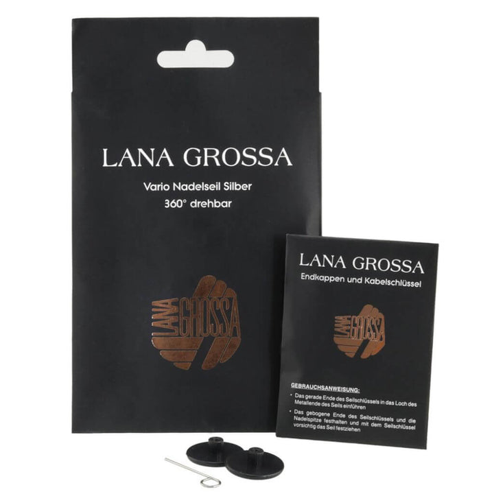 Lana Grossa Lana Grossa Nadelseil Vario Stahl drehbar Lieblingsgarn