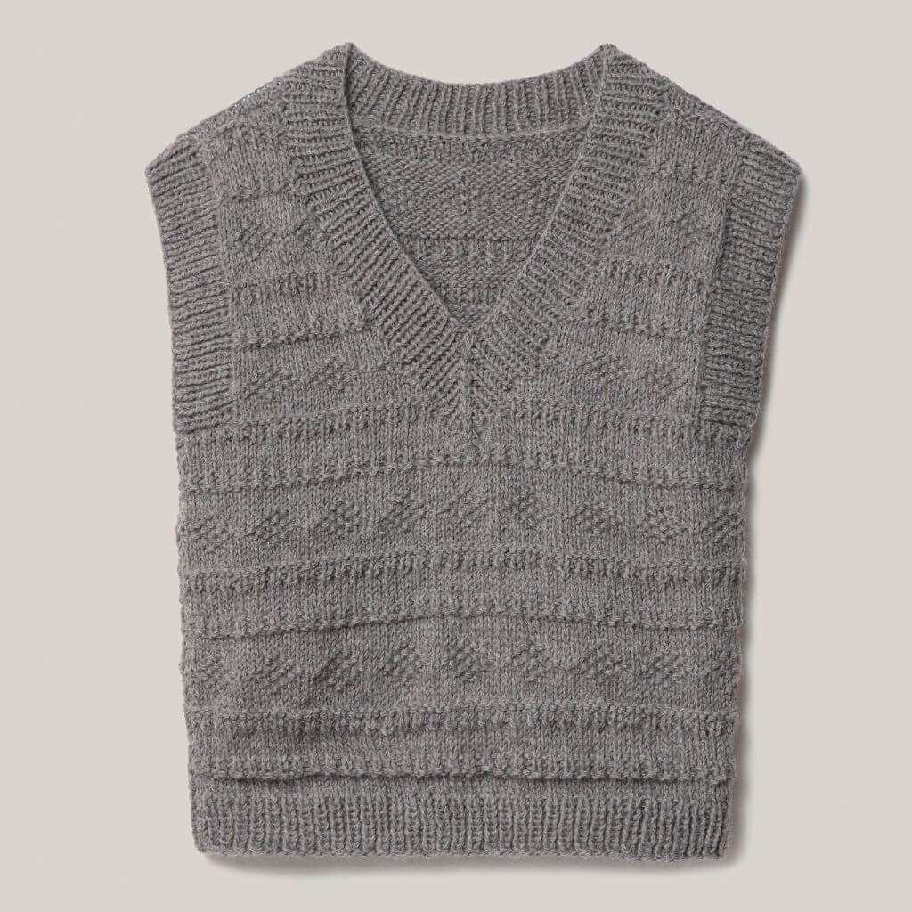 Lana Grossa Pattern Pullunder mit Rechts-Links-Strukturmuster Strickanleitung - Lana Grossa (PDF) Lieblingsgarn