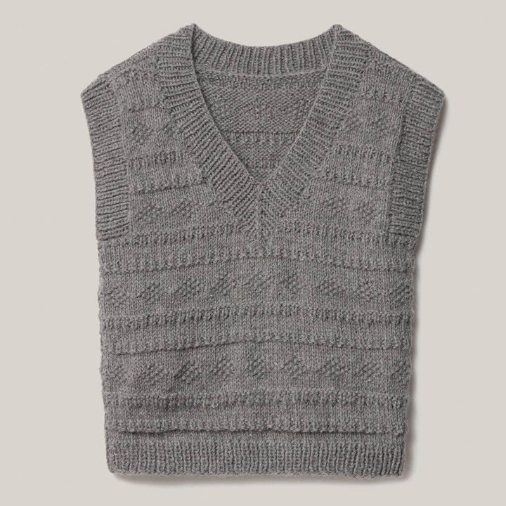 Lana Grossa Pattern Pullunder mit Rechts-Links-Strukturmuster Strickanleitung - Lana Grossa (PDF) Lieblingsgarn