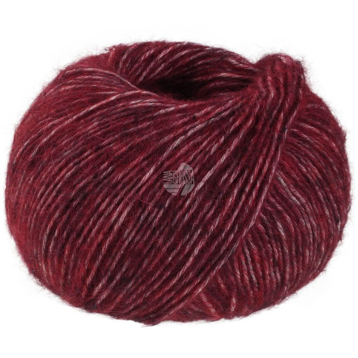 Lana Grossa 30 - Burgund meliert Lana Grossa Natural Alpaca Pelo Lieblingsgarn