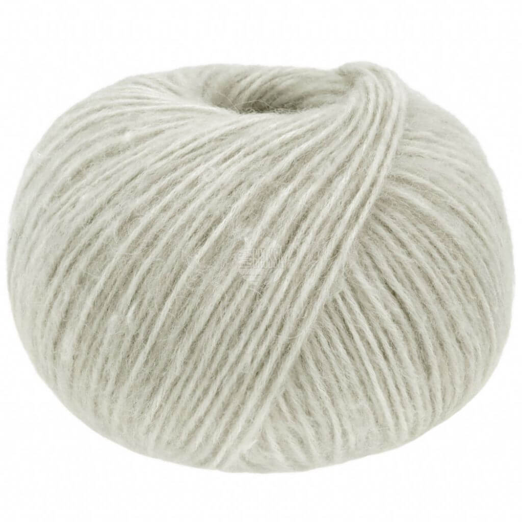 Lana Grossa 36 - Rohweiß/Lichtgrau Lana Grossa Natural Alpaca Pelo Lieblingsgarn