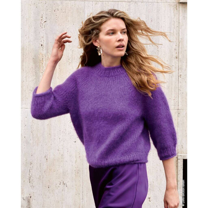 Pullover mit Rundpasse Top Down Strickanleitung - Lana Grossa (Heft)