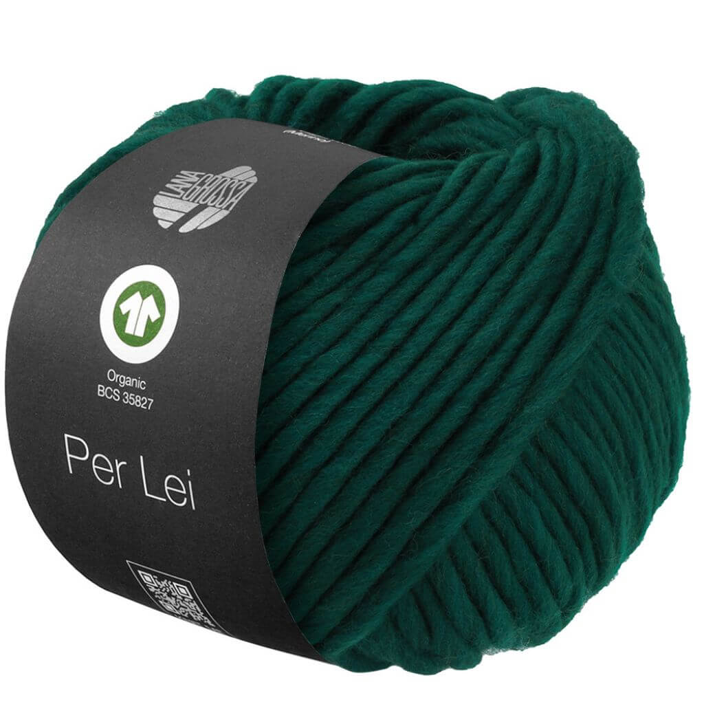 Lana Grossa 52 - Tiefseegrün Lana Grossa Per Lei Gots 50 g Lieblingsgarn