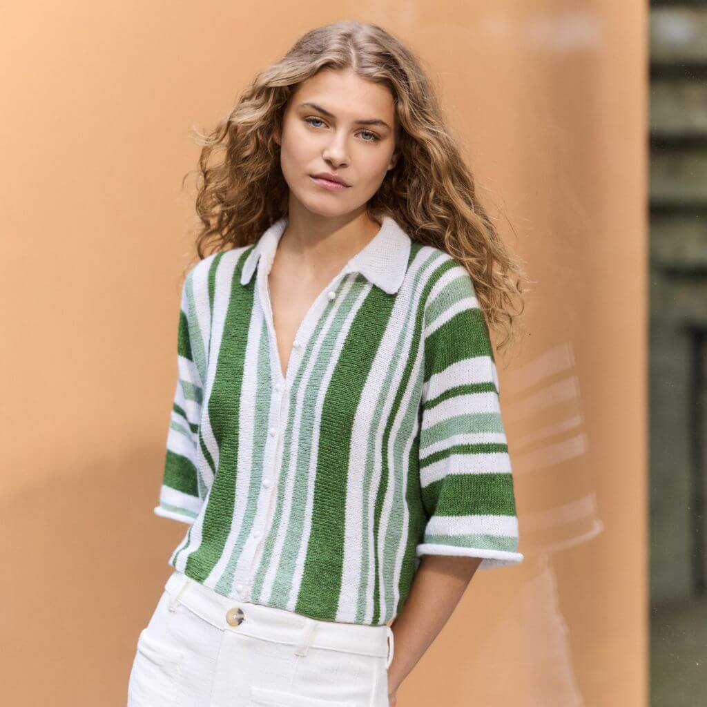 Lana Grossa Pattern Polojacke Strickanleitung - Lana Grossa (Heft) Lieblingsgarn