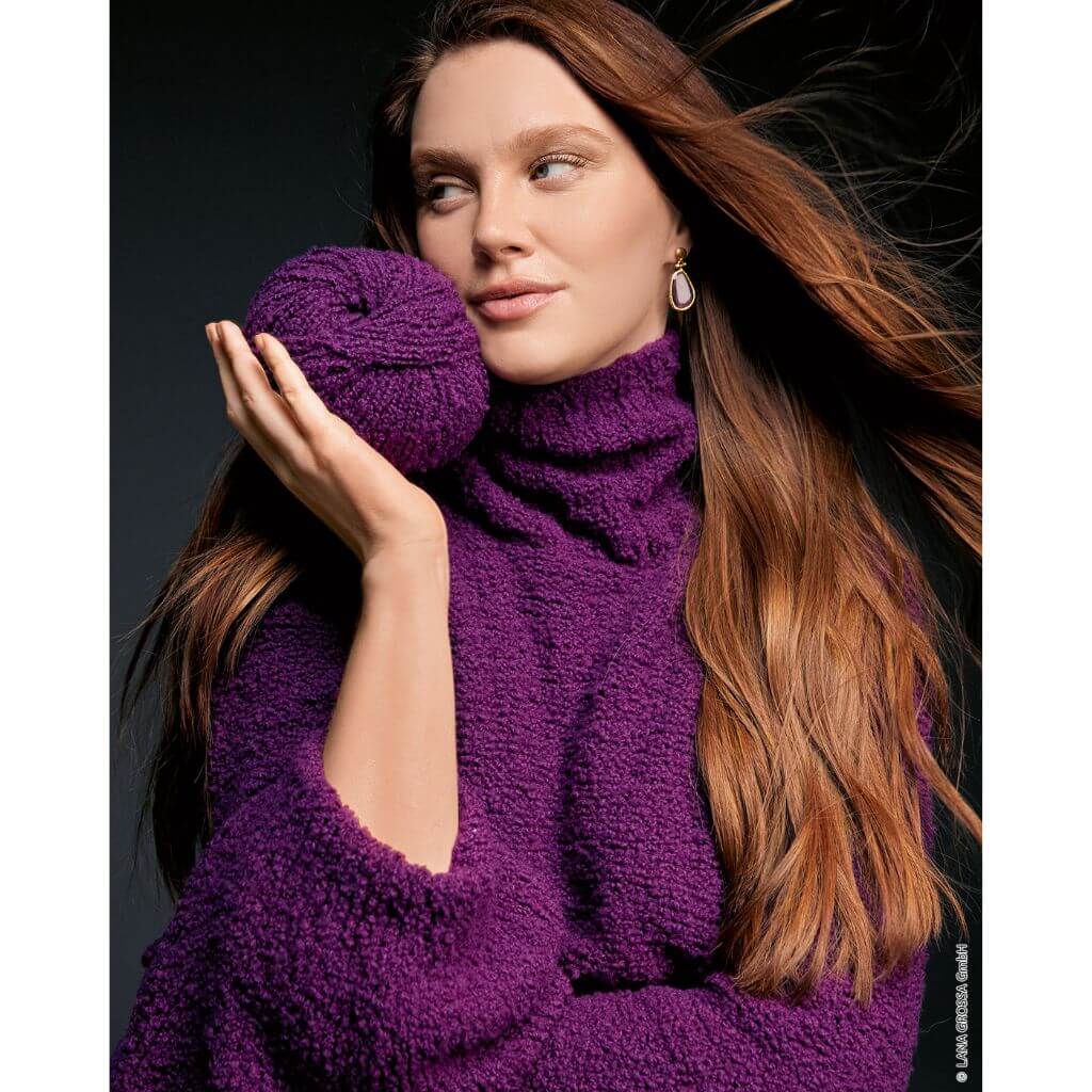 Pullover mit Trompetenärmeln Strickanleitung - Lana Grossa (Heft)